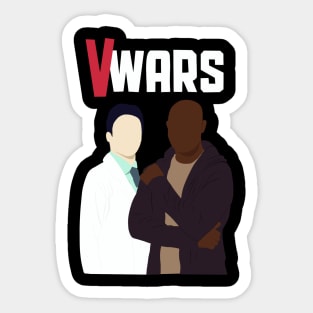 Vwars popart Dr Dr. Luther Swann and Michael Fayne Sticker